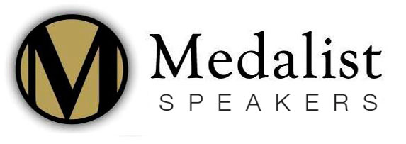 A logo of the medalion speaking group.